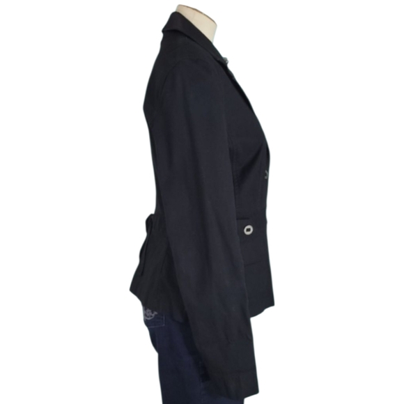 Ann Taylor Loft Ladies Black Tailored Blazer Size 6 - Picture 4 of 11